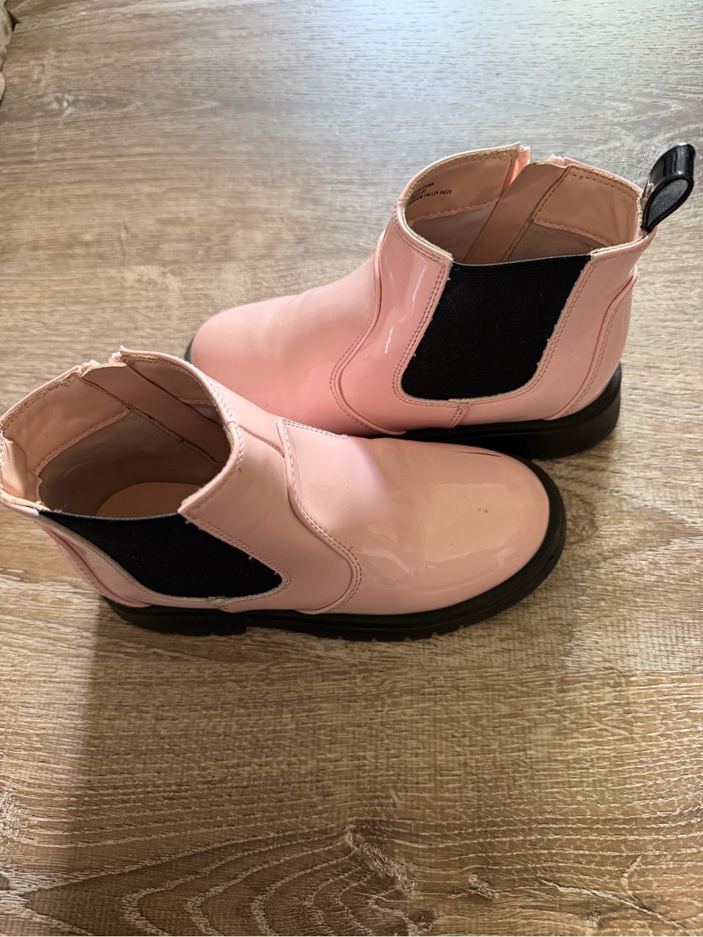 Kids Pink Chelsea Boots